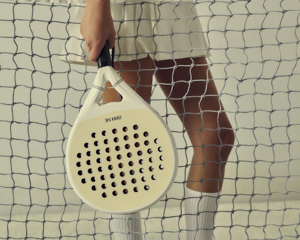 Ready to play! Discover the padel racket made in collaboration with Zara Home